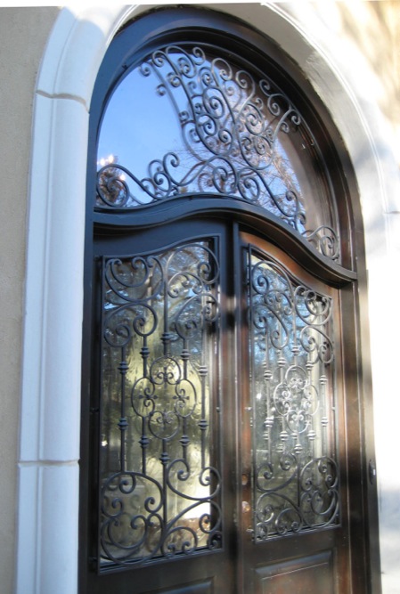 exterior doors grates fan light